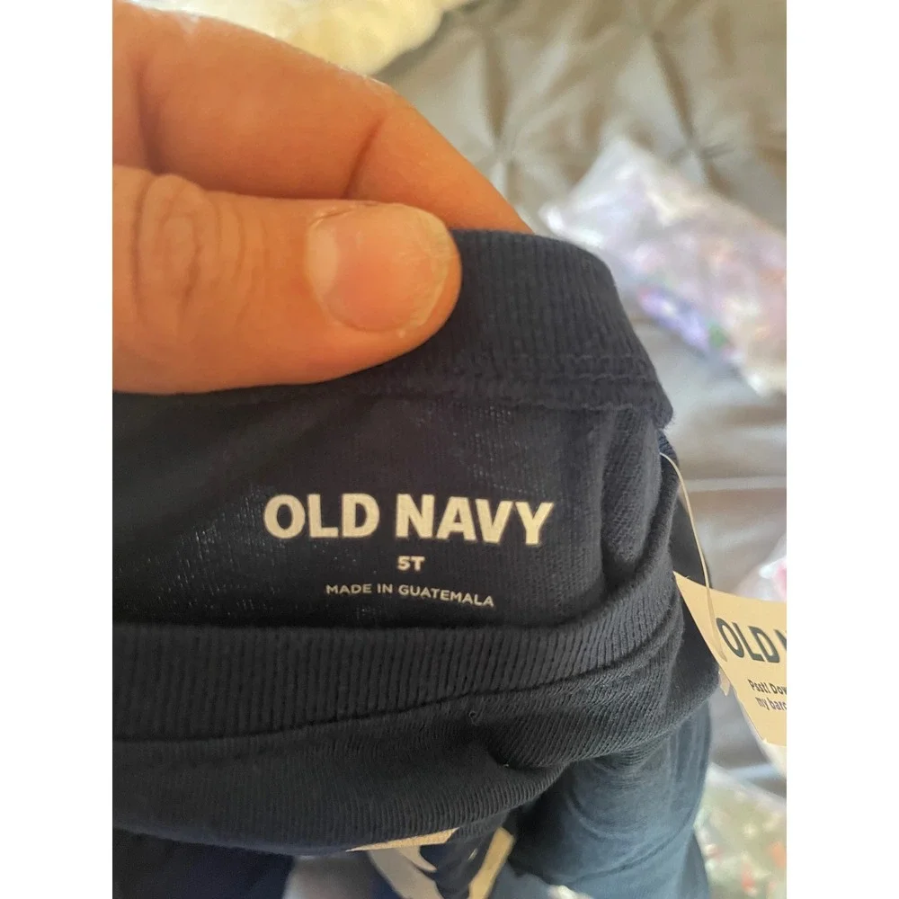 Old Navy Kids Navy Blue Lil Bro Graphic Short Sleeve T-Shirt‎ 5T NWT
